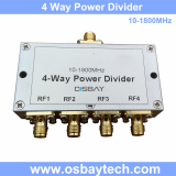 19dB 10_1800MHz 4 Way Power Divider Splitter Combiner